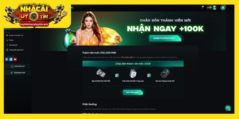 Tham gia nhận khuyến mãi nhanh chóng tại nhà cái Gem88