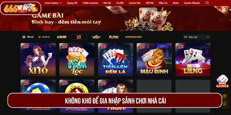 Các bước gia nhập sàn cược uy tín rất đơn giản.