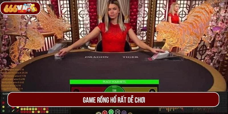 Game Rồng Hổ trên sảnh cược rất dễ tham gia.