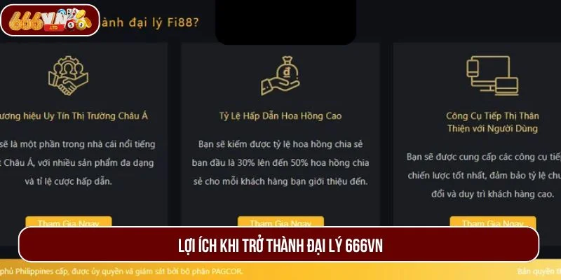 Lợi ích độc quyền khi trở thành cộng sự của nhà cái 666VN.