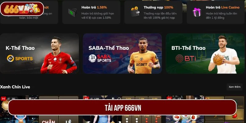 Tải App 666VN - Nâng Tầm Trải Nghiệm Ngay Trên Điện Thoại