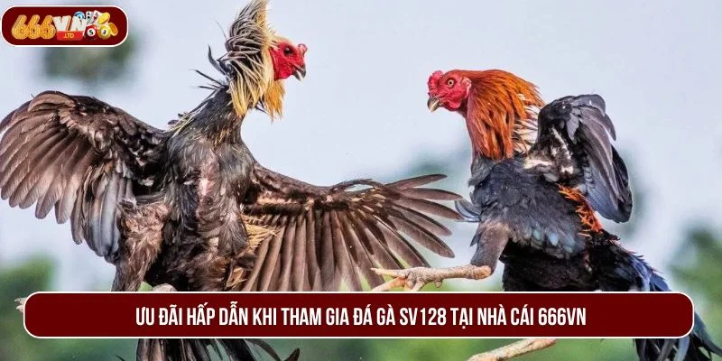 Tham gia đá gà SV128 nhận về loạt ưu đãi đặc biệt cùng phần thưởng lớn.