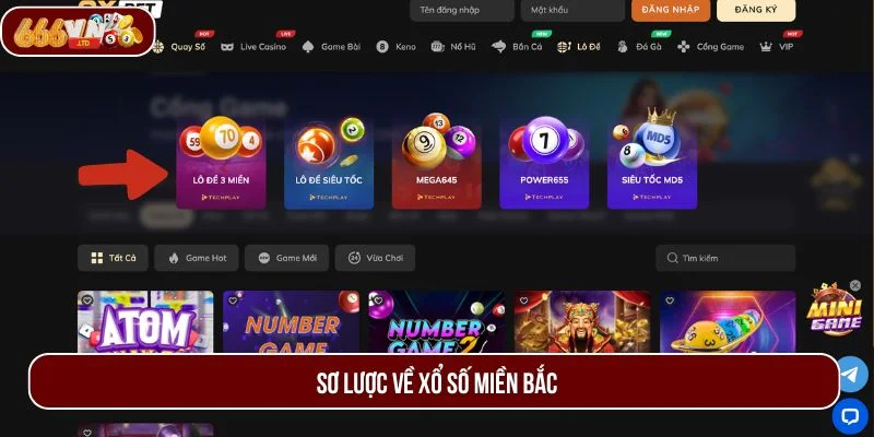 Xổ số miền Bắc là loại hình giải trí hấp dẫn tại 666VN.