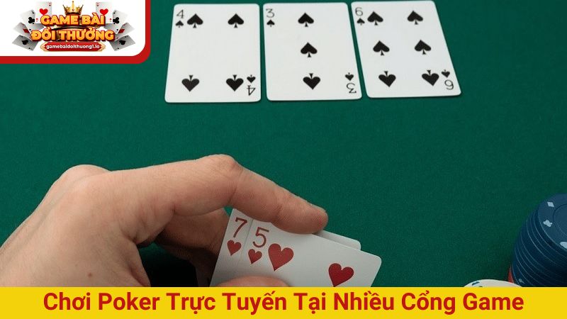 Chơi poker trực tuyến tại nhiều cổng game uy tín được đề xuất