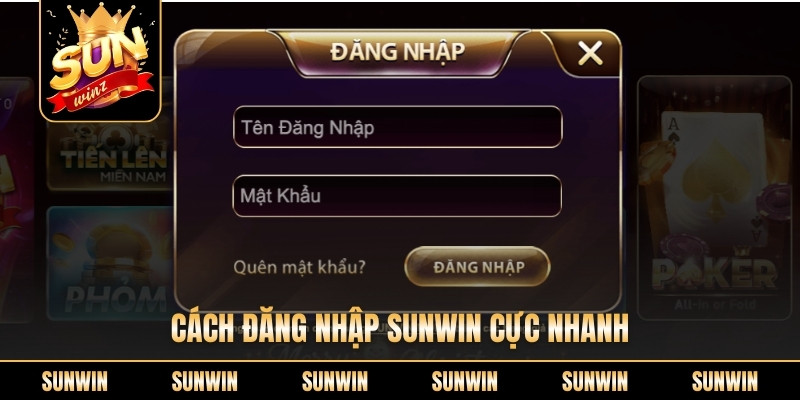Cách đăng nhập Sunwin cực nhanh