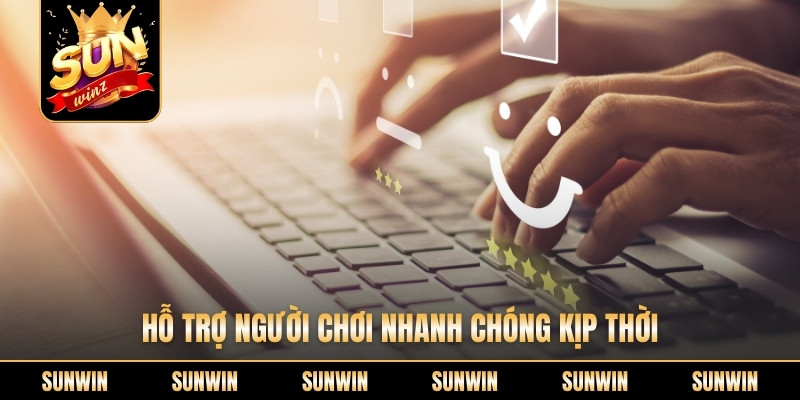 Hỗ trợ người chơi nhanh chóng kịp thời