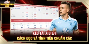 Kèo Tài Xỉu 3/4 – Cách Đọc Và Tính Tiền Chuẩn Xác