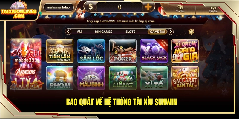 Giới thiệu hệ thống tài xỉu đang vận hành tại Sunwin