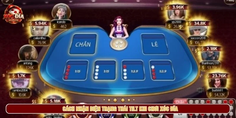 Tilt là thuật ngữ dùng để chỉ trạng thái mất cân bằng về cảm xúc