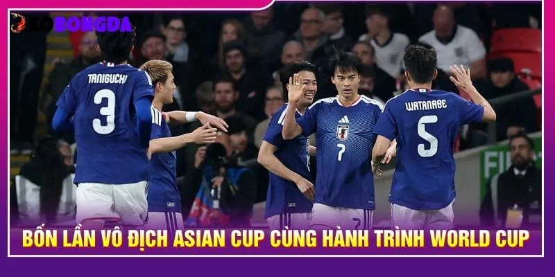 Bốn lần vô địch Asian Cup cùng hành trình World Cup