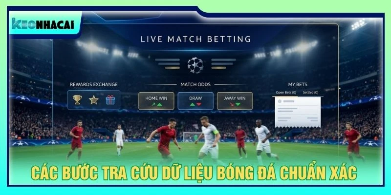 Các bước tra cứu dữ liệu bóng đá chuẩn xác