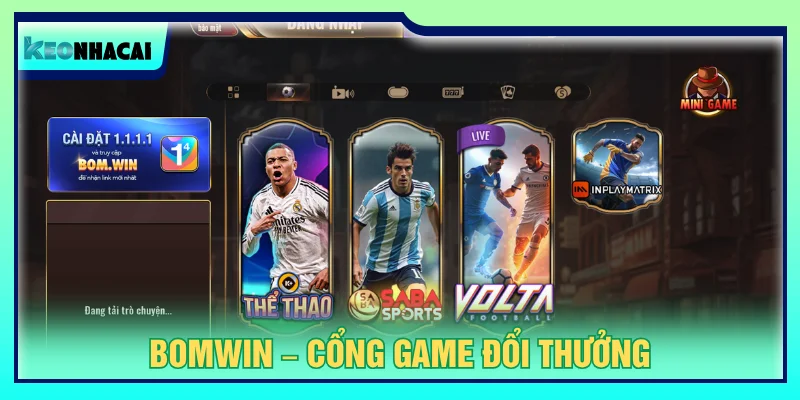 Cổng game bài đổi thưởng BOMWIN sở hữu đồ họa trẻ trung và bắt mắt