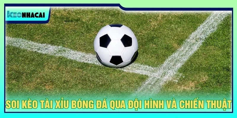 Soi kèo tài xỉu bóng đá qua đội hình và chiến thuật